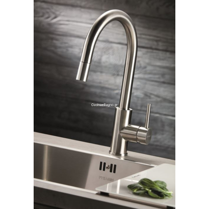 Pyramis Verismo Inox Ντους Μπαταρία Κουζίνας Ανοξείδωτη 090917401