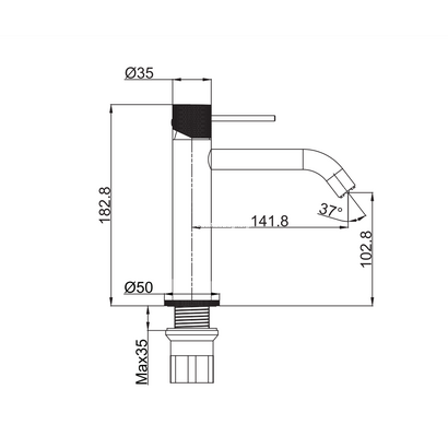 Xenon 6810 Μπαταρία Νιπτήρα Χαμηλή TEMA