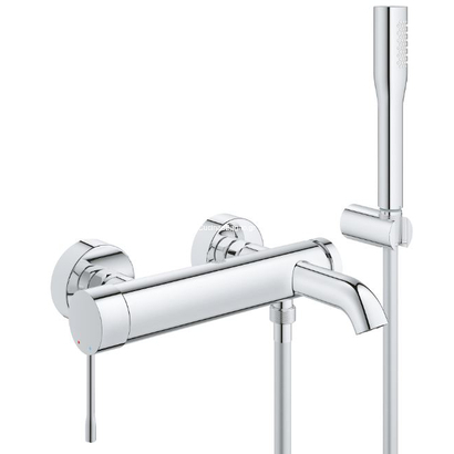 Grohe Essence 25249001 Χρωμέ Μπαταρία Λουτρού Πλήρης