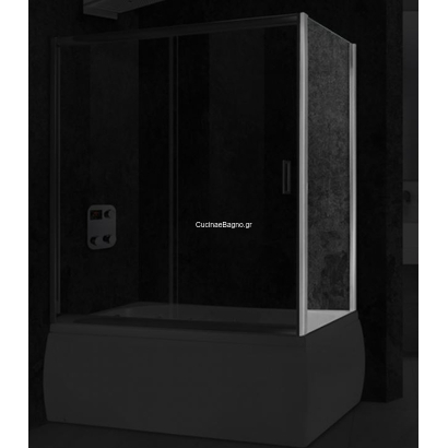 Πλαϊνό Σταθερό Καμπίνας Μπανιέρας 68-70 Cm Aquarelle Bathtub Fix Panel 70