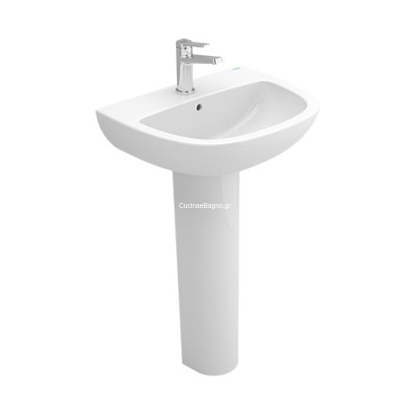 Sanitana 60x45 Cent Νιπτήρας Με Κολώνα