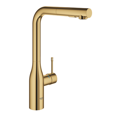 Grohe Essence New L 30270GL0 Cool Sunrise Μπαταρία Κουζίνας Ντους Με Διακόπτη Αλλαγής