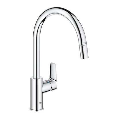 Grohe Bauedge New 30536000 Μπαταρία Κουζίνας Με Ντους