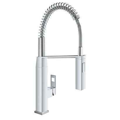 Grohe Eurocube 31395000 Μπαταρία Κουζίνας Ψηλή Ντους με διακόπτη αλλαγή ροής