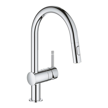 Grohe Minta C 32321002 Μπαταρία Κουζίνας Ντους με διακόπτη αλλαγή ροής