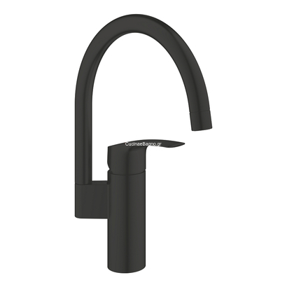 Grohe Eurosmart New 332022433 Black Matt Μπαταρία Κουζίνας