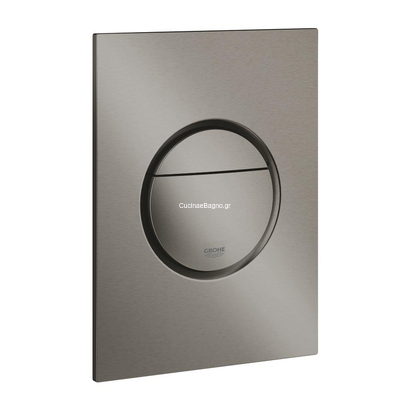 Grohe Nova Cosmopolitan S 37601AL0 Brushed Hard Graphite Πλακέτα Καζανακιού Διπλής Ροής Κάθετη
