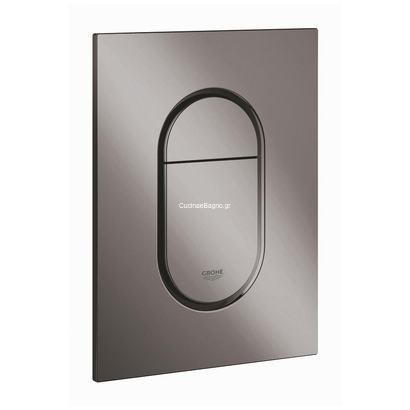 Grohe Arena Cosmopolitan S 37624A00 Hard Graphite Πλακέτα Καζανακιού Διπλής Ροής Κάθετη