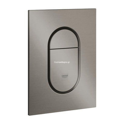 Grohe Arena Cosmopolitan S 37624AL0 Brushed Hard Graphite Πλακέτα Καζανακιού Διπλής Ροής Κάθετη
