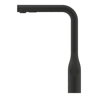 Grohe Essence New L 30504KF0 Phantom Black Μπαταρία Κουζίνας Ντους Με Διακόπτη Αλλαγής