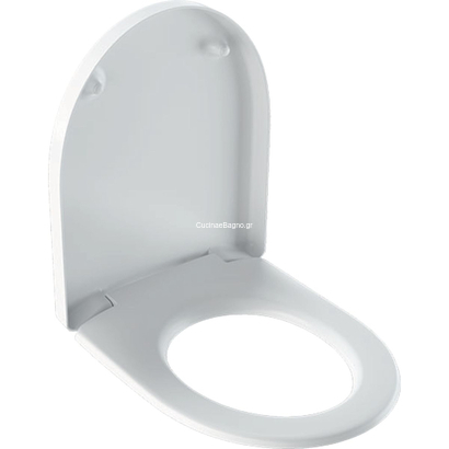 Geberit Σετ Λεκάνη Με Καζανάκι Icon Rimfree 63cm Στρογγυλή Με Κάλυμμα Soft Close