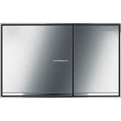 Geberit 115.640.GH.1 SIGMA 60 Πλακέτα Διπλής Ροής Inox