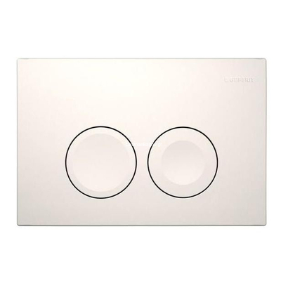 Geberit 115.125.11.5 DELTA 25 Πλακέτα Καζανακιού Διπλής Ροής Λευκό Γυαλιστερό