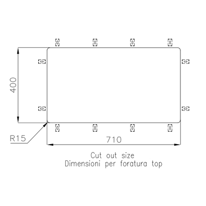 Foster KE Inox 75x44 Νεροχύτης Ανοξείδωτος 2157850
