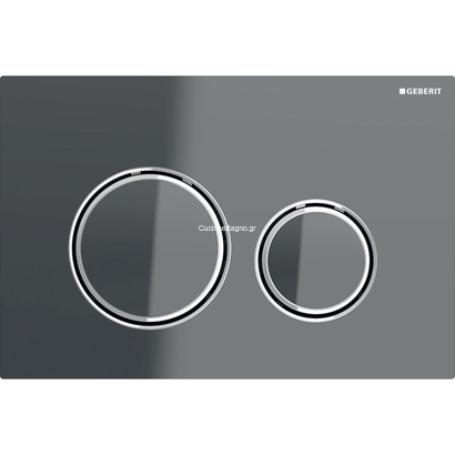 Geberit 115.884.JK.1 SIGMA 21 Πλακέτα Καζανακιού Διπλής Ροής Γυαλί Lava