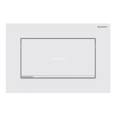 Geberit 115.893.JT.1 SIGMA 30 Πλακέτα Καζανακιού Μονής Ροής Λευκό Ματ