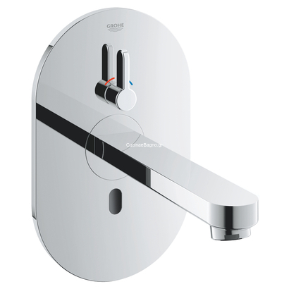 Grohe Eurosmart Cosmopolitan E 36315000 Μπαταρία Τοίχου Ηλεκτρονική Με Φωτοκύτταρο Αναμεικτική