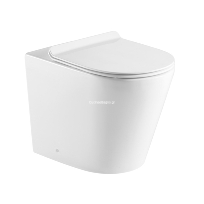 Karag Tornado Zina Rimless Λεκάνη Δαπέδου 58cm LT 1003D