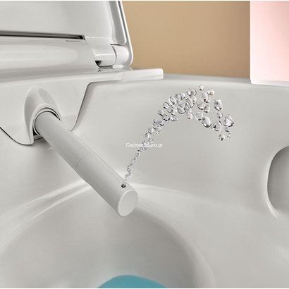 Geberit 146.350.01.1 Aquaclean Alba Ηλεκτρονική Λεκάνη Κρεμαστή 56cm Με Κάλυμμα Soft Close