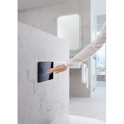 Geberit 116.090.SG.6 SIGMA 80 Πλακέτα Με Φωτοκύτταρο Μαύρο Γυαλί