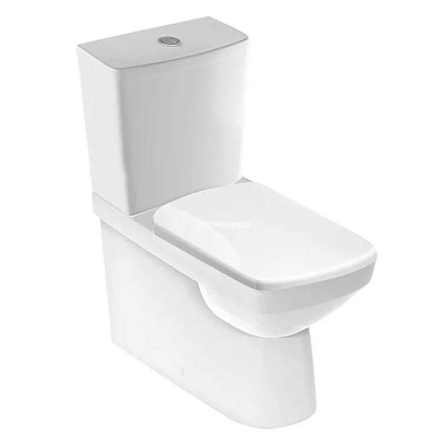 Geberit Σετ Λεκάνη Με Καζανάκι Selnova Square Rimfree 68cm Τετράγωνη Με Κάλυμμα Soft Close