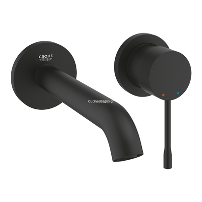 Grohe Essence M-Size 29192KF1 Phatom Matt Μπαταρία Νιπτήρος Εντοιχιζόμενη Εξωτερικό Μέρος