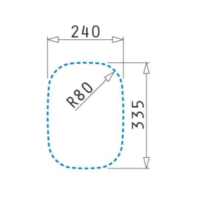 Pyramis Iris (24x33,5) 1B Γούρνα Ανοξείδωτη Υποκαθήμενη 100009001