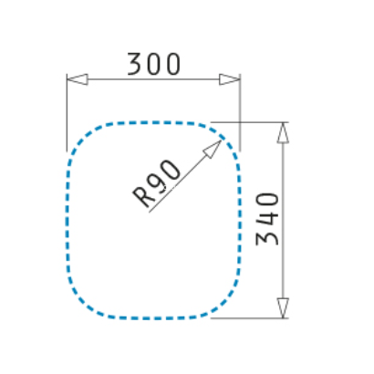 Pyramis Iris (30x34) 1B Γούρνα Ανοξείδωτη Υποκαθήμενη 100010103