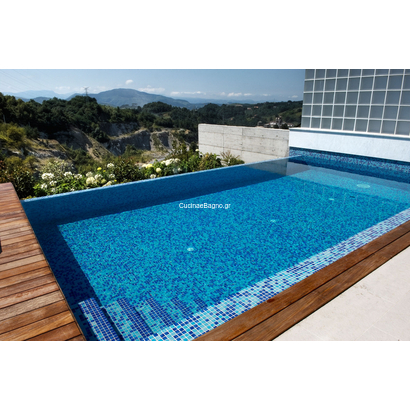 EZARRI 25003-B Mix Ψηφίδα Σε Δίχτυ Μπλε