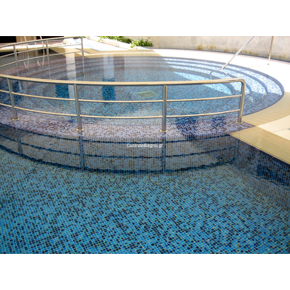 EZARRI 2577-C Mix Ψηφίδα Σε Δίχτυ Μπλε