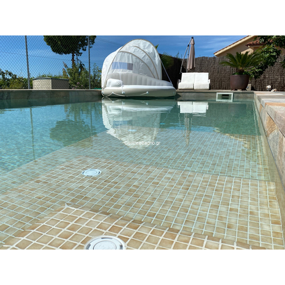 EZARRI 2596-B Niebla Ψηφίδα Σε Δίχτυ Μπεζ