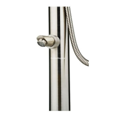 Στήλη Ντους Εξωτερικού Χώρου 6017N Chrome Matt Με Μίκτη INOX AISI 316 ΤΕΜΑ