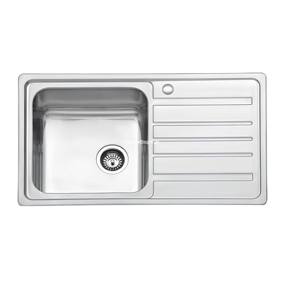 Karag BL802 Νεροχύτης 86x50 Ανοξείδωτος