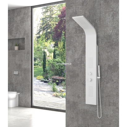 Karag BIANCO Opaco A7304W Στήλη Υδρομασάζ Λευκή