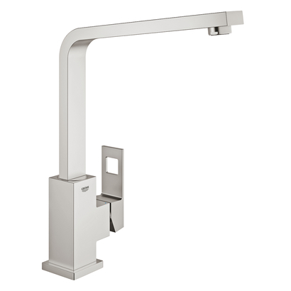Grohe Eurocube 31255DC0 Supersteel Μπαταρία Κουζίνας Ψηλή
