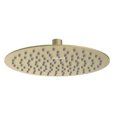 Teorema Slope Soft Brass Κεφαλή Ντους Ø25cm 3209498