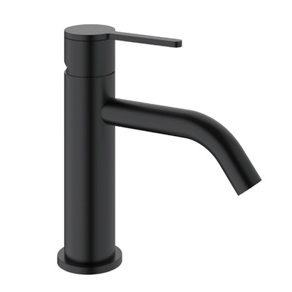 KLS Carla Inox Matt Black PVD Μπαταρία Νιπτήρα Χαμηλή 690311MB