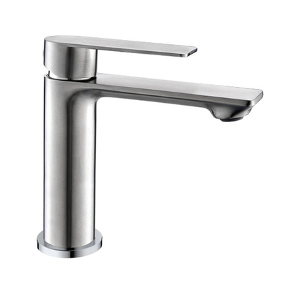 KLS Atena Inox Brush Nickel Μπαταρία Νιπτήρα 690511BN