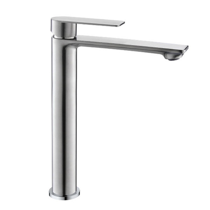 KLS Atena Inox Brush Nickel Μπαταρία Νιπτήρα Επιτραπέζια 690512BN