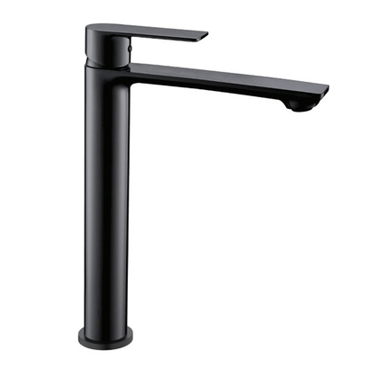 KLS Atena Inox Matt Black Μπαταρία Νιπτήρα Επιτραπέζια 690512MB