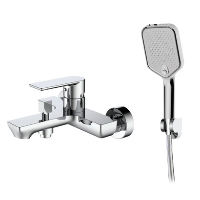 KLS Atena Inox Χρωμέ Μπαταρία Λουτρού 690521