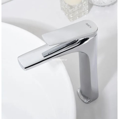 IMEX Delos Μπαταρία Νιπτήρα Επιτραπέζια Χρωμέ BDD055-3