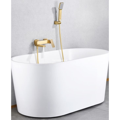 IMEX Pisa Μπαταρία Λουτρού Χρυσό Ματ BDP048-4OC