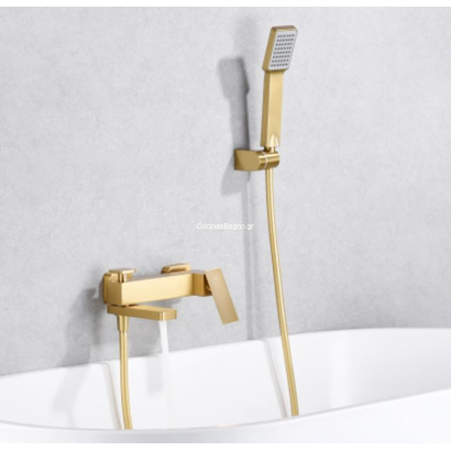 IMEX Pisa Μπαταρία Λουτρού Χρυσό Ματ BDP048-4OC