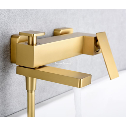 IMEX Pisa Μπαταρία Λουτρού Χρυσό Ματ BDP048-4OC