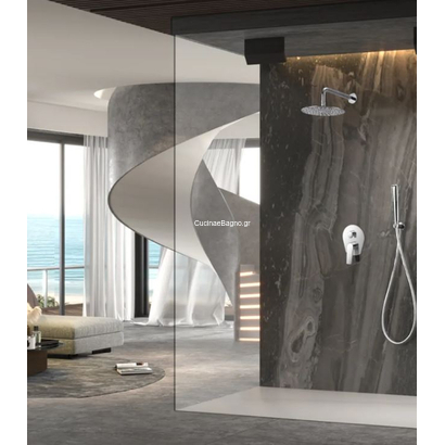 IMEX Delos Σετ Μπαταρίας Εντοιχισμού 2 Εξόδων Χρωμέ GPD055