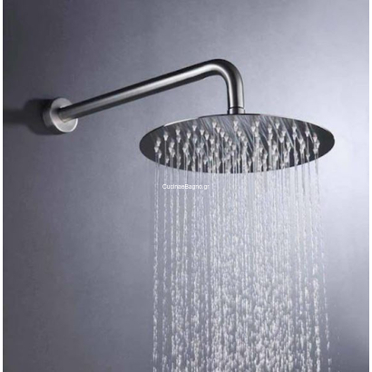 IMEX Moscu Σετ Μπαταρίας Εντοιχισμού 2 Εξόδων Ανοξείδωτη GPK034