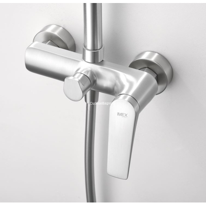 IMEX Delos Στήλη Ντους Με Μπαταρία Ανοξείδωτη BDD055/AC