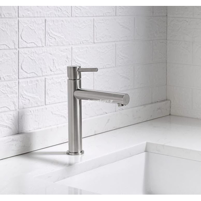 IMEX Moscu Μπαταρία Νιπτήρα Επιτραπέζια Ανοξείδωτη BDK034-3