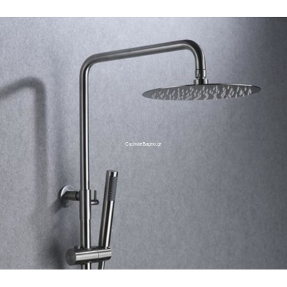 IMEX Moscu Στήλη Ντους Με Μπαταρία Ανοξείδωτη BDK034